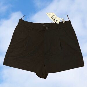 NWT Zara Black Trouser Shorts Size XXL